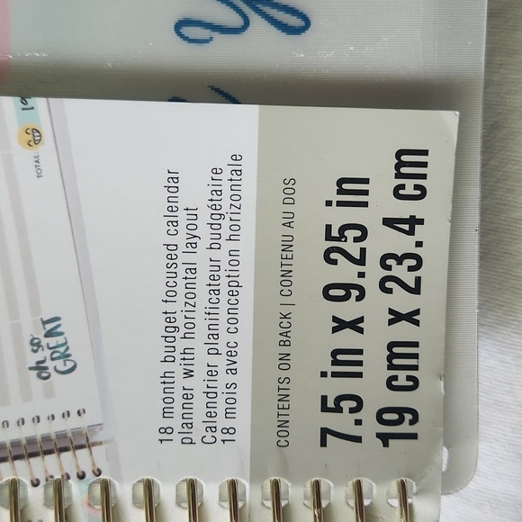 Recollections Budget Spiral Planner Undated  New Unused - Picture 13 of 13